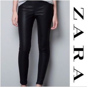 NWT Zara Faux Leather Pant